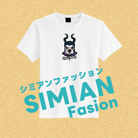 フレンチブルドッグ×ブラックウィッチ おしゃれユニセックスTシャツ｜親子コーデ・カップル・大人兼用・子供用あり｜台湾デザイン・日本制作発送｜即納・送料無料