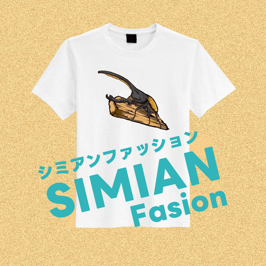カブトムシ＆ヘラクレスオオカブト 親子ペアTシャツ｜子供用・カップル・大人兼用ユニセックス｜台湾ザイン・日本制作｜即納・送料無料
